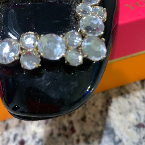 Kate Spade ♠️ block black patent leather shoes - Picture 10 of 11